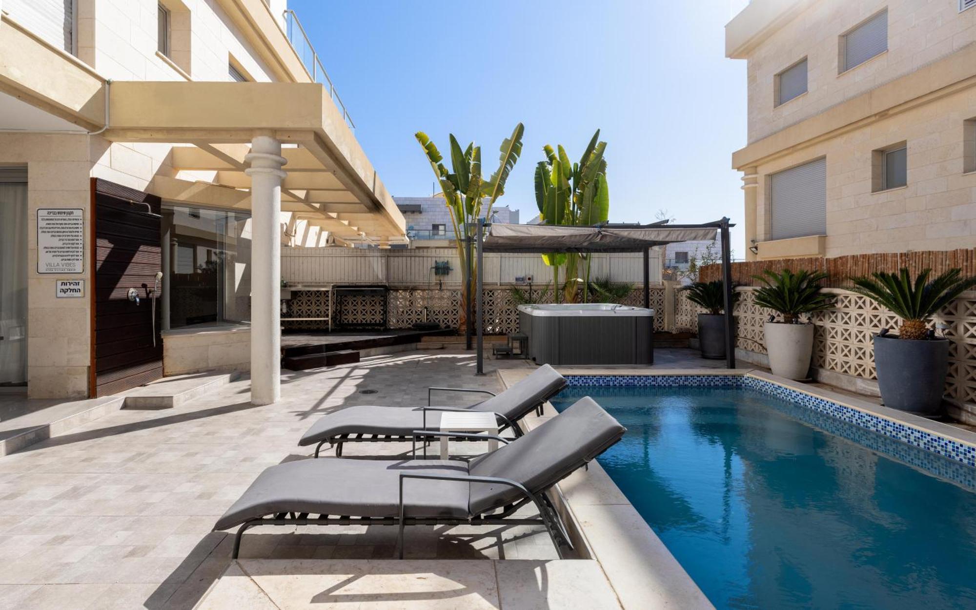 Sahara - Designed Duplex With A Private Pool Hotell Eilat Exteriör bild